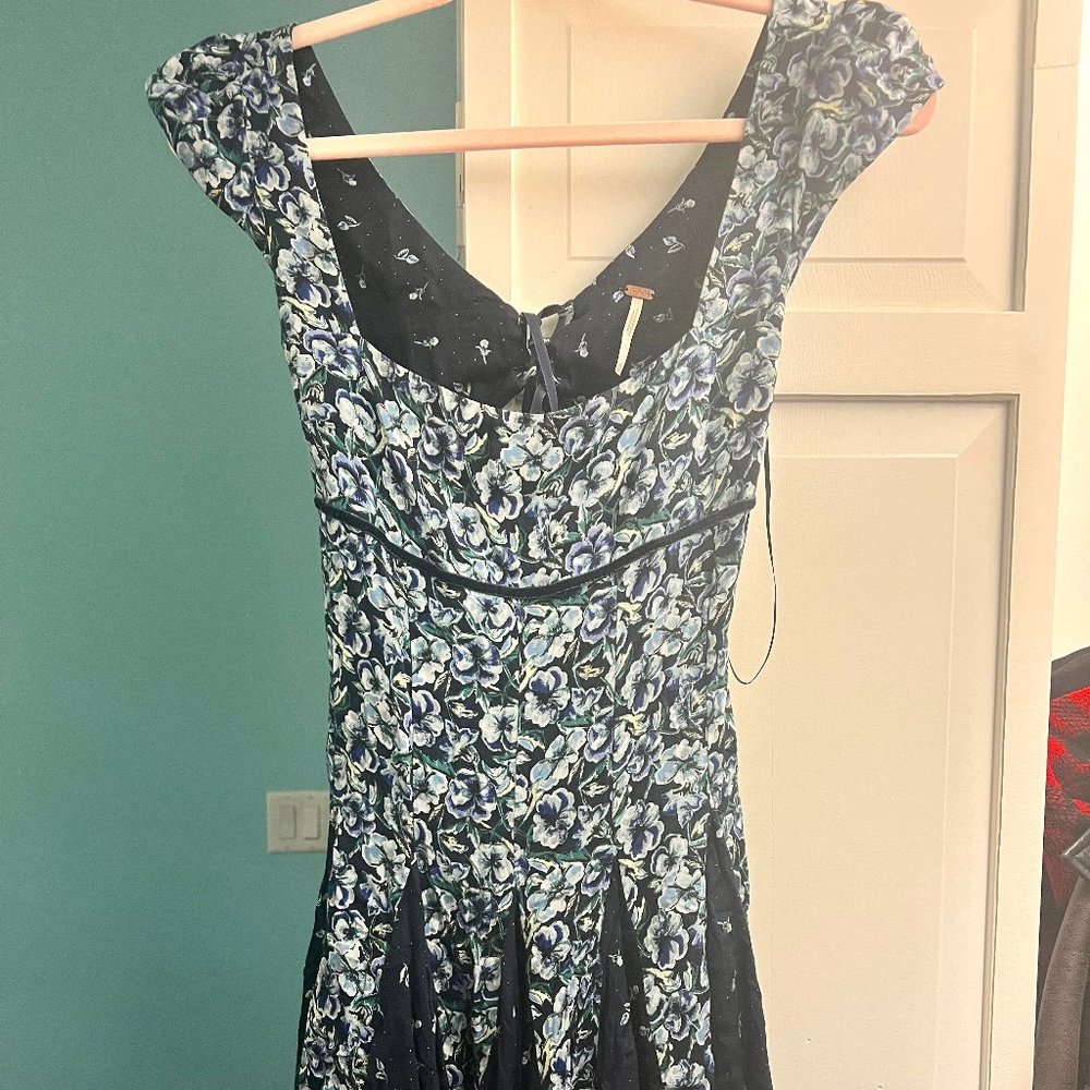 Navy Blue Free People Dress XS